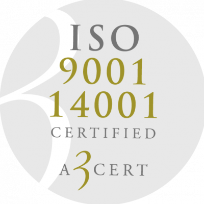 ISO9001/14001-certifikat